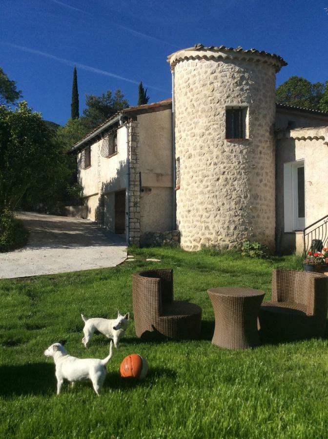 Appartement Clot De Felines Entrevaux Exteriör bild